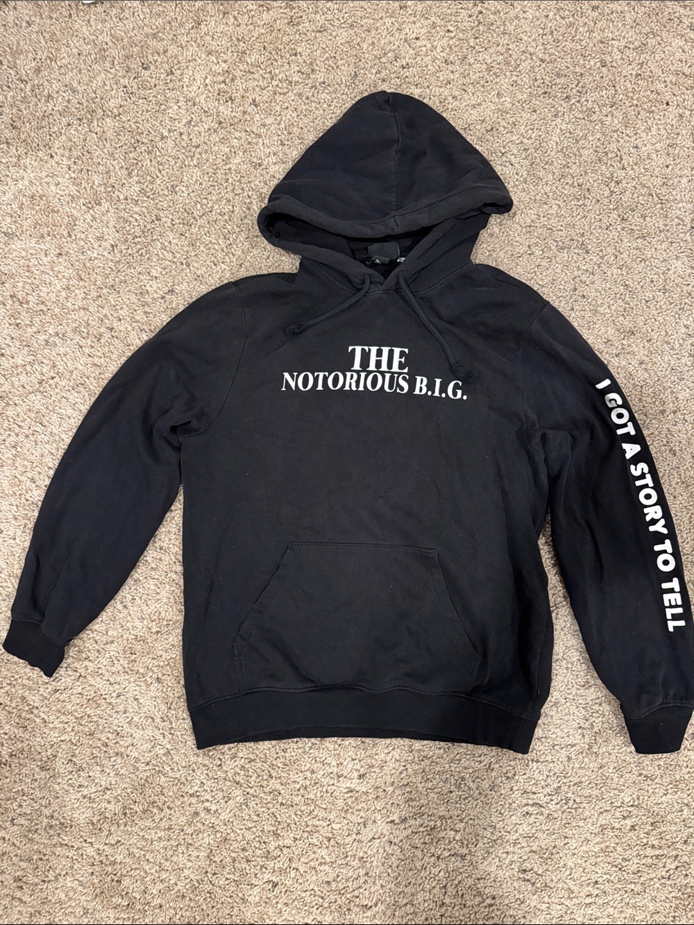 'The Notorious B.I.G.' Pullover Hoodie size medium